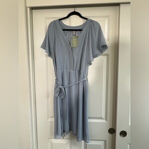 H&M Ruffle Short Sleeve Dress